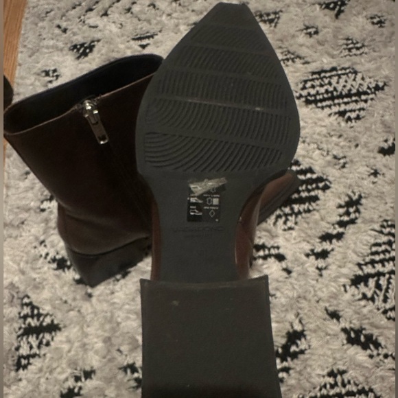 Free People Vagabond Vivian Boots Brown Leather Size 38 - Like New - FIRM - Picture 8 of 8